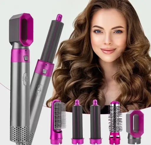 HOT Air Styler, 5-in-1 Multifunctional Hair Dryer Styling Tool and Hot Air Styler.