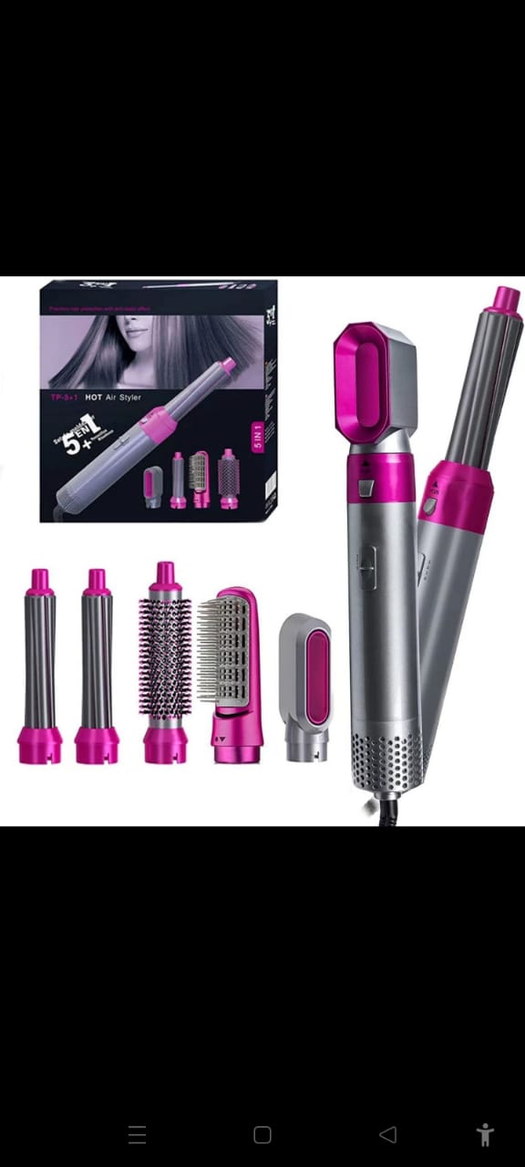 HOT Air Styler, 5-in-1 Multifunctional Hair Dryer Styling Tool and Hot Air Styler.