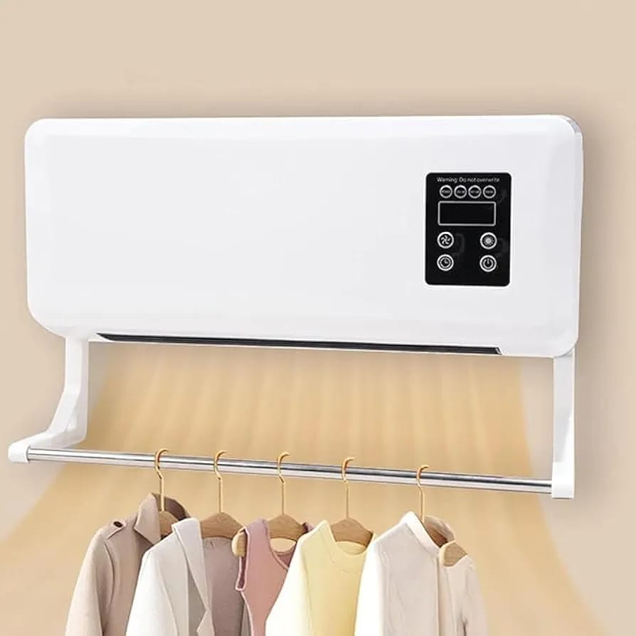 New 2 in 1 Portable Smart Air Conditioner Mini Wall Mounted Split Heating System/AC Air Conditioner Heater Combo, Mini Smart AC, Air Curtain Fan with Remote Control Home Office