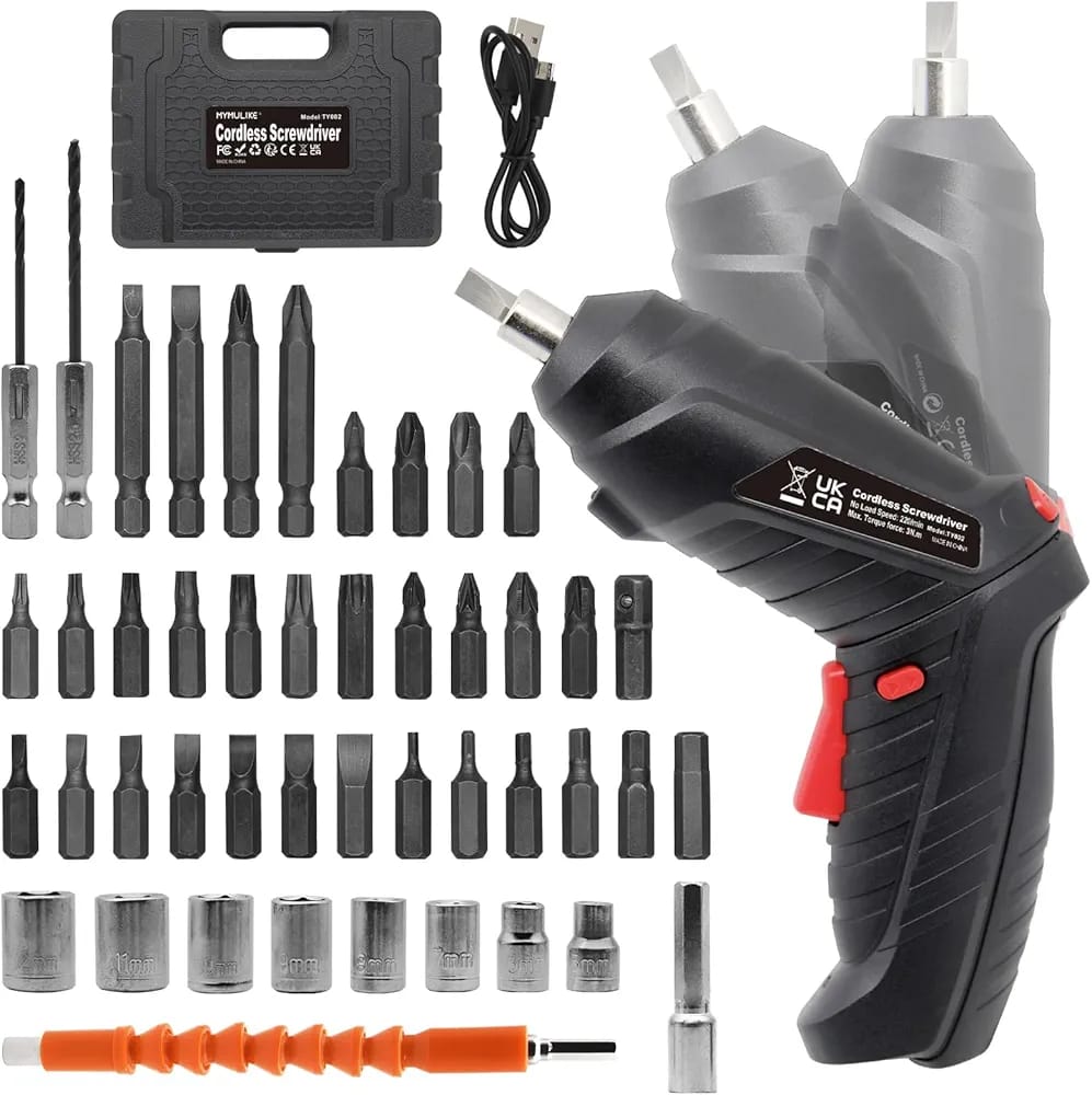 Portable Cordless USB Charging Mini Electric Screwdriver Automatic Screwdriver Hand Drill Wrench Electric Tools