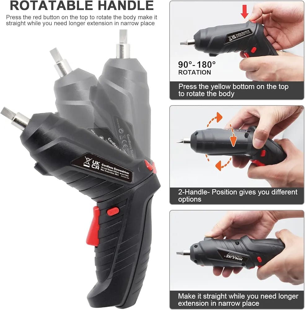 Portable Cordless USB Charging Mini Electric Screwdriver Automatic Screwdriver Hand Drill Wrench Electric Tools