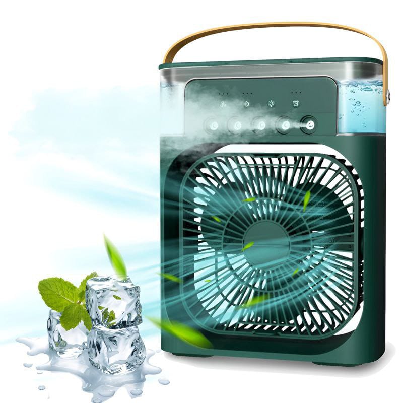 4-In-1 Multi-Functional PortableAir HumidifierCooling USB FanWith 7-Color Night light