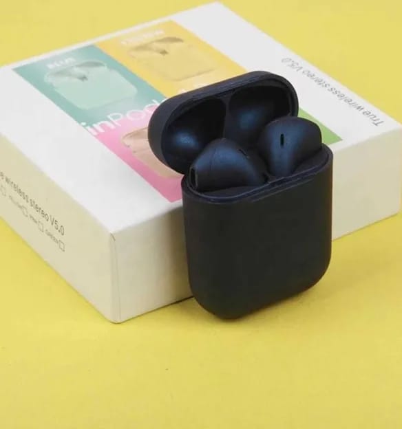TWS I12 In Pods 12 Wireless Airpods with Mic Bluetooth Headset (True Wireless)