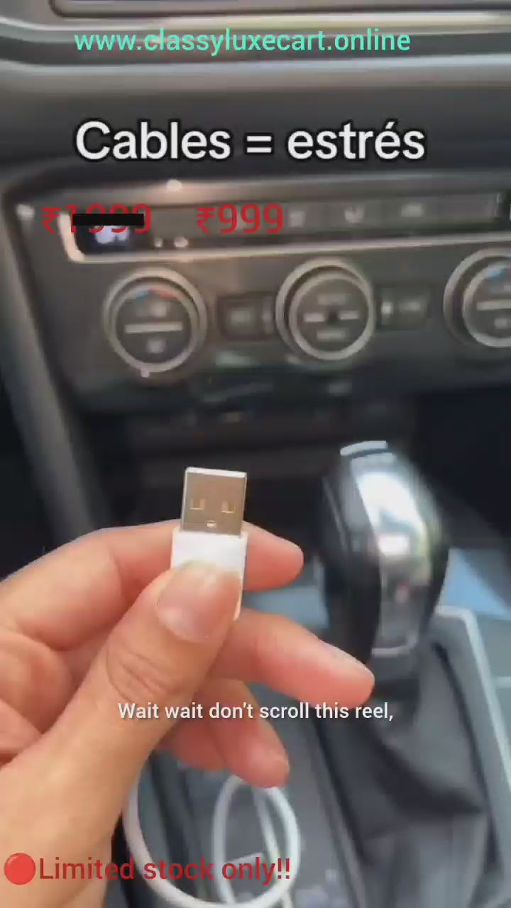 120 volt car retractable charger